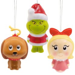 Hallmark - Dr. Seuss's How the Grinch Stole Christmas! Shatterproof Ornament Gift Set