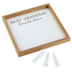 Hallmark - Best Grandma Hands Down Wood Sign Handprint Kit