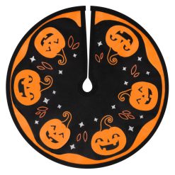 Hallmark - Mini Halloween Time Fabric Tree Skirt, 12