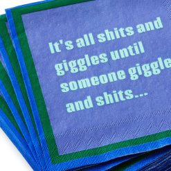 Alternative view of Hallmark - Drinks on Me She Hugged Me Funny Party Napkins, Pack of 20