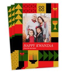 Hallmark - Bright and Happy Flat Kwanzaa Photo Card