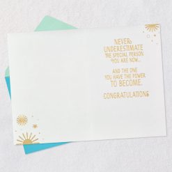 Alternative view of Hallmark - Never Underestimate Yourself Graduation Card
