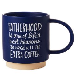 Hallmark - Fatherhood Extra Coffee Funny Mug, 16 oz.