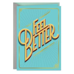 Hallmark - Sending Caring Thoughts Your Way Get Well Card