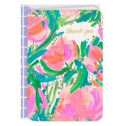 Hallmark - Painted Flowers Blank Thank You Card