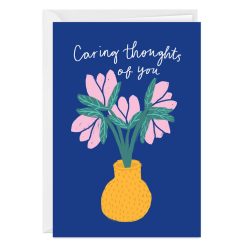 Hallmark - Caring Thoughts Flower Bouquet Custom Support Card