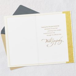 Alternative view of Hallmark - Memories and Stories Sympathy Card for Loss of Dad