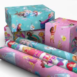 Alternative view of Hallmark - Disney Frozen and Disney Princesses Wrapping Paper Assortment, 60 sq. ft.