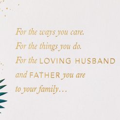 Alternative view of Hallmark - You're Loved for So Many Reasons Birthday Card for Son-in-Law