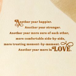 Alternative view of Hallmark - Another Year Happier and Stronger 20th Anniversary Card