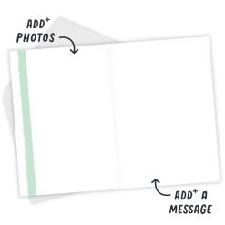 Alternative view of Hallmark - Personalized Mint Green Heart Frame Photo Card