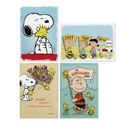 Hallmark - Peanuts Assorted Religious Multi-Occasion Cards, Box of 12