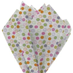 Alternative view of Hallmark - Colorful Smiley Faces Tissue Paper, 6 sheets