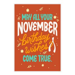 Alternative view of Hallmark - November Wishes Birthday eCard