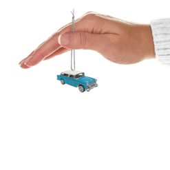 Alternative view of Hallmark - Mini Lil' Classic Cars 1955 Chevrolet Nomad Wagon 2025 Metal Ornament, 0.75