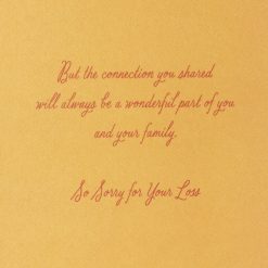 Alternative view of Hallmark - Your Connection Is for Always Sympathy Card for Loss of Family Member