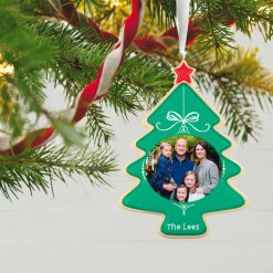 Alternative view of Hallmark - Sweet Memories Sugar Cookie Tree Personalized Ornament, Custom Oval Photo and Text
