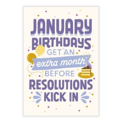Alternative view of Hallmark - Celebrate Before January Resolutions Birthday eCard