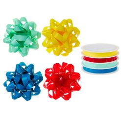 Hallmark - Primary Colors Bow and Ribbon 8-Pack Assortment Gift Trim Pack