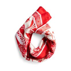 Hallmark - Sylvia Mollie Crimson and Cream Queen Fashion Scarf