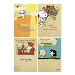 Hallmark - Peanuts Assorted Religious Get Well Cards, Box of 12