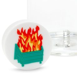 Alternative view of Hallmark - Charmers Dumpster Fire Funny Silicone Charm, 1.75 H