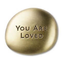 Hallmark - You Are Loved Antiqued Metal Pocket Token