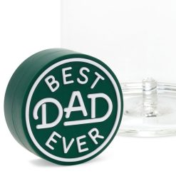 Alternative view of Hallmark - Charmers Best Dad Ever Green Silicone Charm