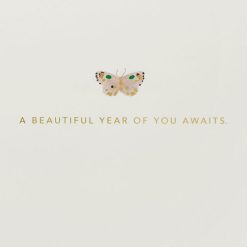 Alternative view of Hallmark - A Beautiful Year Awaits Birthday Card