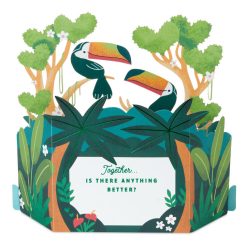 Alternative view of Hallmark - A Couple of Lovebirds 3D Pop-Up Love Card