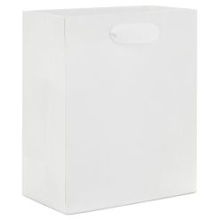 Hallmark - 6.5" White Small Gift Bag