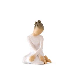 Hallmark - Willow Tree Serenity Sitting Girl Figurine, 3.5