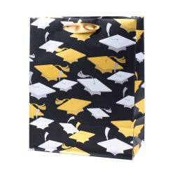 Hallmark - 9.6" Grad Caps Medium Graduation Gift Bag With Tissue Paper