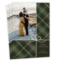 Hallmark - Wrapped in Plaid Flat Christmas Photo Card