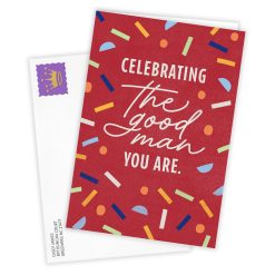 Alternative view of Hallmark - Celebrating a Good Man Custom Birthday Card