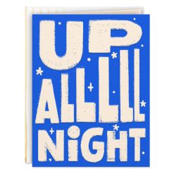 Hallmark - Up All Night Funny New Baby Card