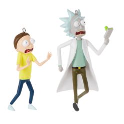 Hallmark - Rick and Morty Just Don't Think About It, Morty! Ornaments, Set of 2