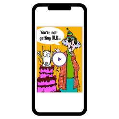 Hallmark - Maxine Not Getting Older Funny Custom Birthday eCard
