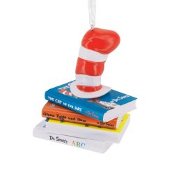 Hallmark - Dr. Seuss Hat on Books Hallmark - Ornament