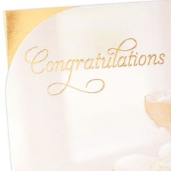 Alternative view of Hallmark - Cheers to You Two Wedding Card