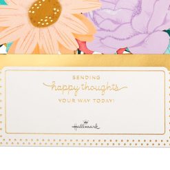 Alternative view of Hallmark - 16.38" Jumbo Sending Happy Thoughts 3D Pop-Up Thinking of You Card