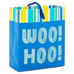 Hallmark - Woo Hoo Gift Card Holder Mini Bag, 4.5