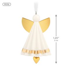 Alternative view of Hallmark - Mini Petite Angel Porcelain Ornament, 1.25