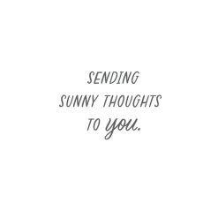 Alternative view of Hallmark - Sending Sunny Thoughts Thinking of You Card