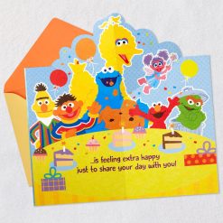 Alternative view of Hallmark - Sesame Street Extra Happy Pop-Up Birthday Card for Kids
