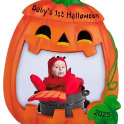Alternative view of Hallmark - Baby's First Halloween 2025 Personalized Ornament, Custom Photo