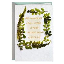 Hallmark - Your Caring Means a Lot Sympathy Thank-You Card