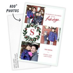 Alternative view of Hallmark - Warmest Wishes Flat Christmas Photo Card