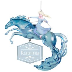 Hallmark - Disney Frozen 2 Elsa and Nokk Personalized Ornament, Custom Text