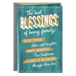 Hallmark - The Blessing of Being Family Birthday Card